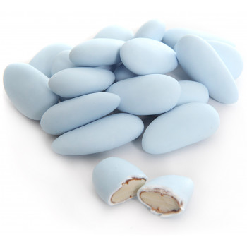 Dragées amandes bleues...