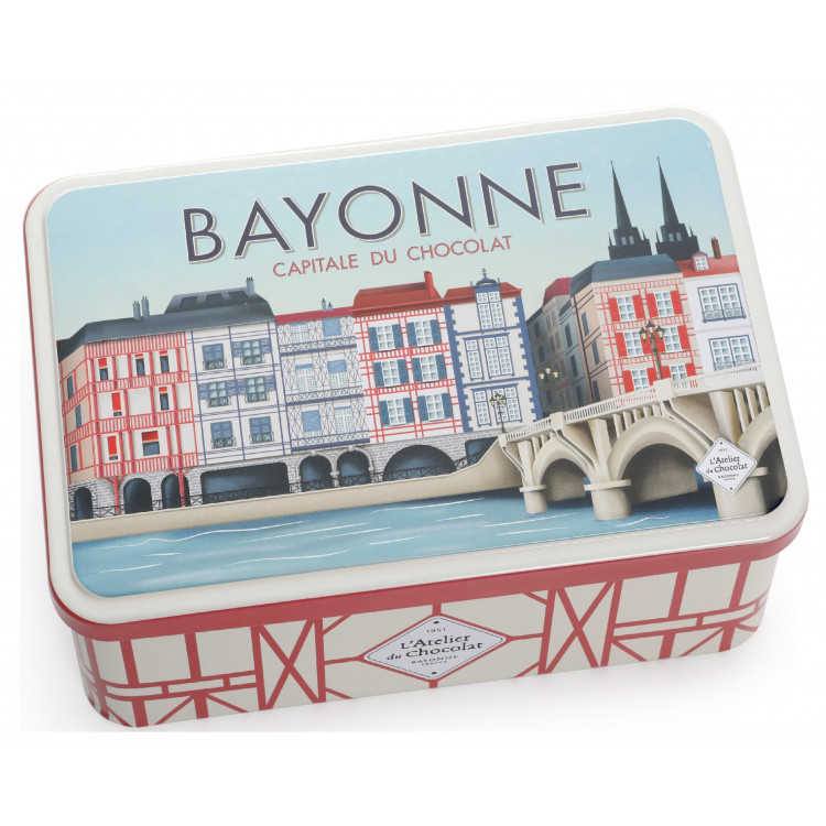 Boîte métal Bayonne Spécialités Chocolat
