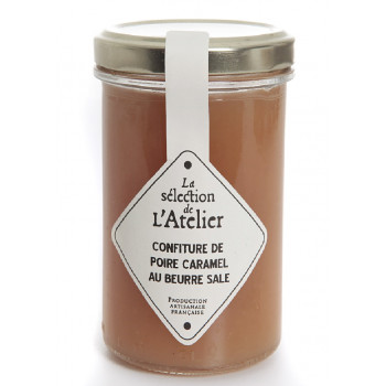 Confiture artisanale du Pays basque poire caramel beurre salé