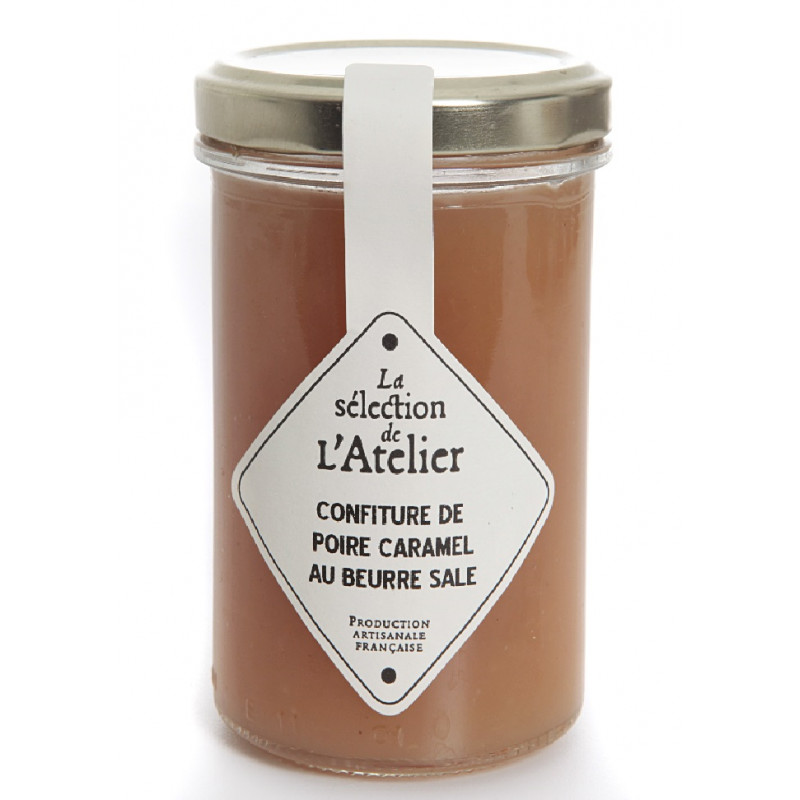 Confiture artisanale du Pays basque poire caramel beurre salé