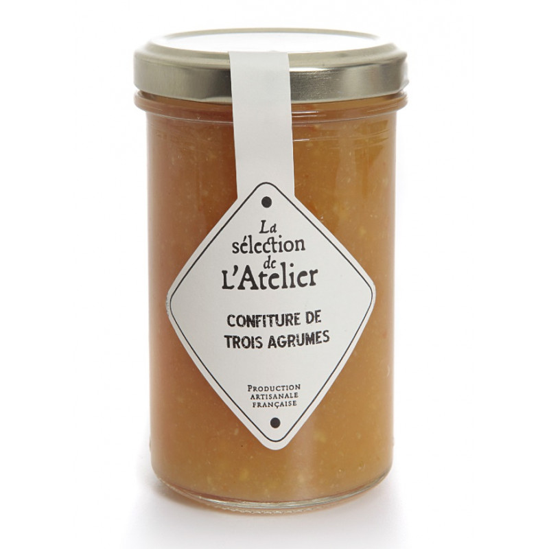Confiture artisanale du Pays basque trois agrumes