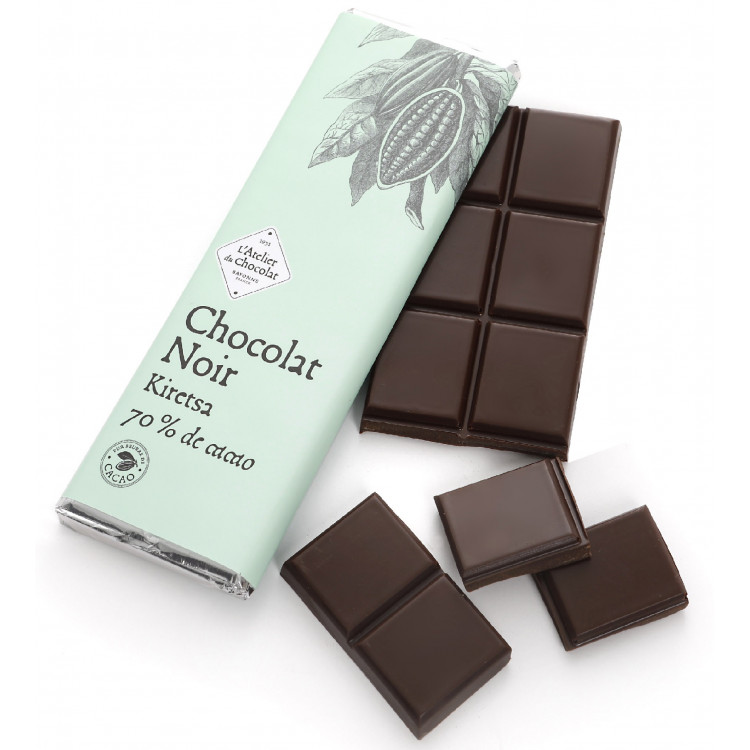 Trio tablettes chocolat noir lait blanc livraison chocolat basque d'exception atelier du chocolat
