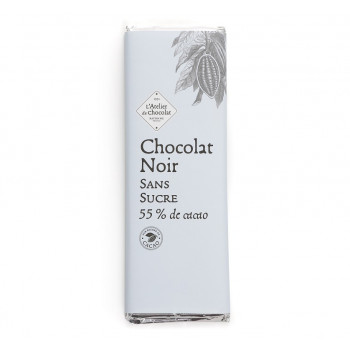 Tablette chocolat noir sans sucre