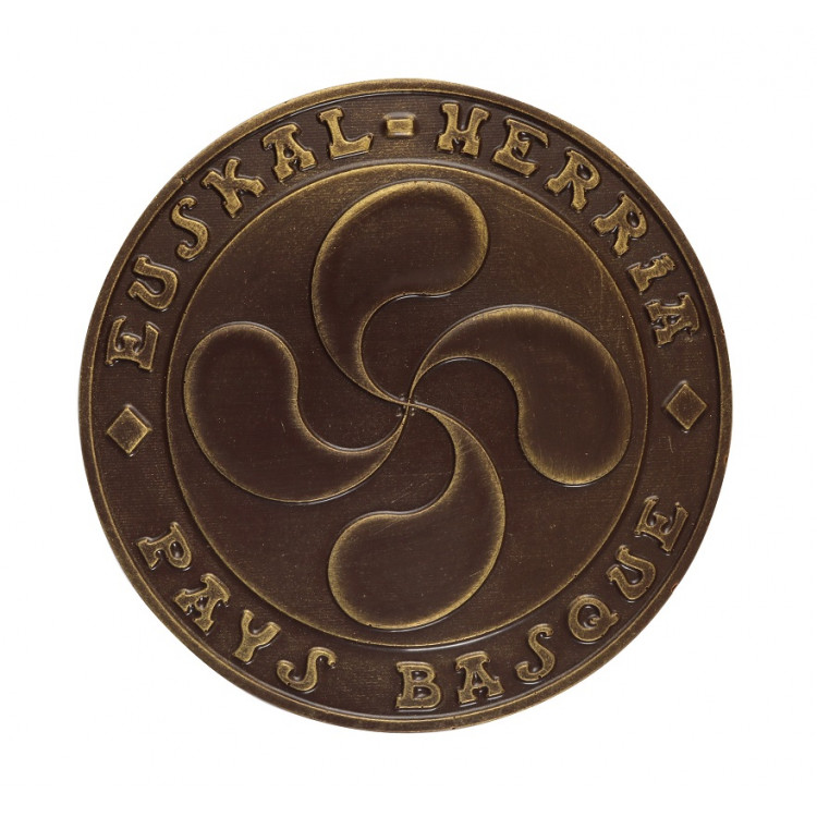 Croix basque chocolat noir - Lauburu