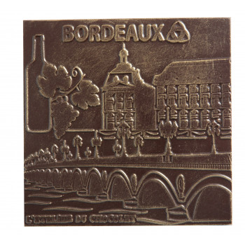 Carré chocolat noir Bordeaux