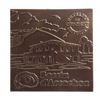 Carré chocolat noir Bassin d'Arcachon