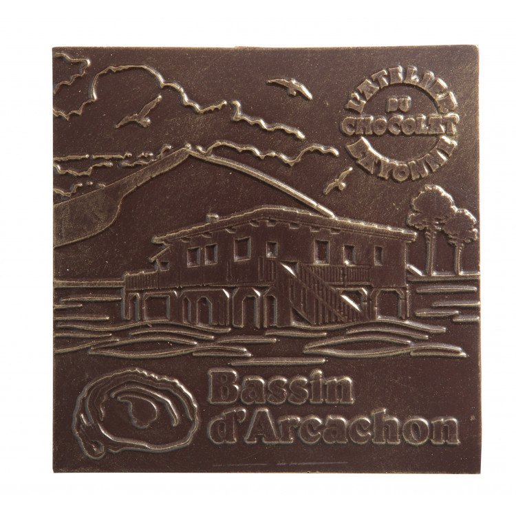 Carré chocolat noir Bassin d'Arcachon
