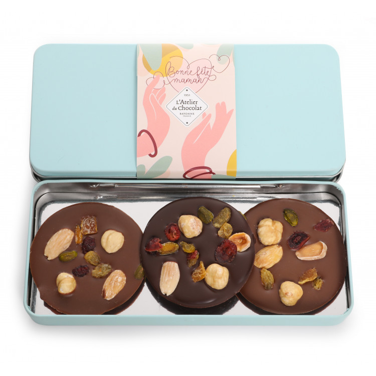 Plumier 3 bouchées spécial fête des Mères Livraison cadeau chocolat
