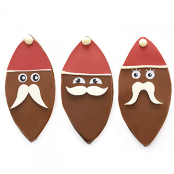 Plumier trois bouchées Père Noël chocolats Noël