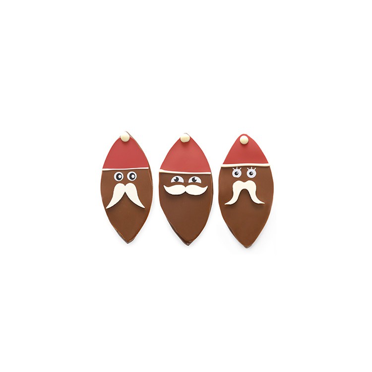 Plumier trois bouchées Père Noël chocolats Noël