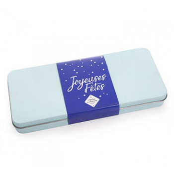Plumier trois bouchées Père Noël chocolats Noël