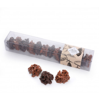 Amarocks noir lait bâtonnets d'amandes caramélisés livraison chocolat artisanal pays basque livraison 24h