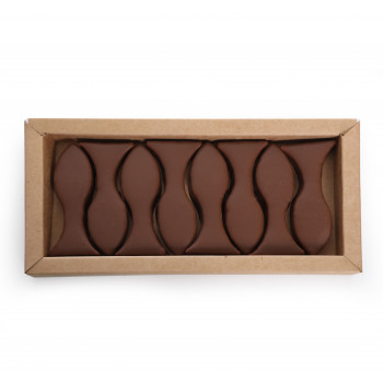 Boîte poissons guimauve vanille chocolat au lait