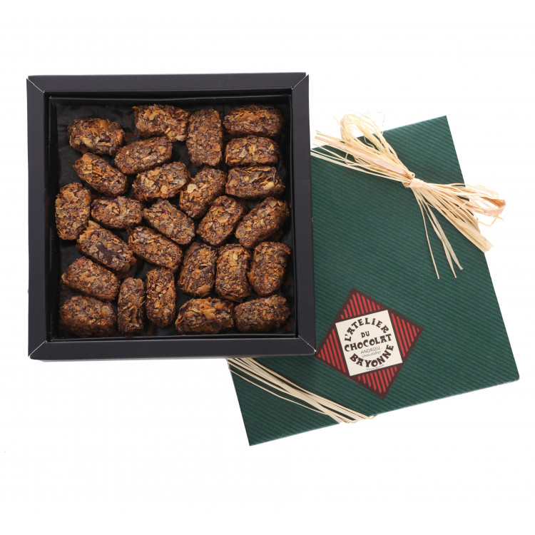 Coffret cadeau 70 ans de L'Atelier du Chocolat Bouquet de Chocolat Collector et Feuillants d'Or