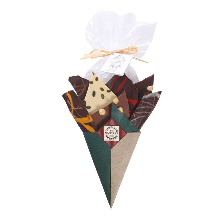 Coffret cadeau 70 ans de L'Atelier du Chocolat Bouquet de Chocolat Collector et Feuillants d'Or