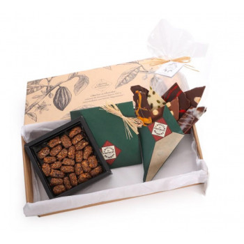 Coffret cadeau 70 ans de L'Atelier du Chocolat Bouquet de Chocolat Collector et Feuillants d'Or
