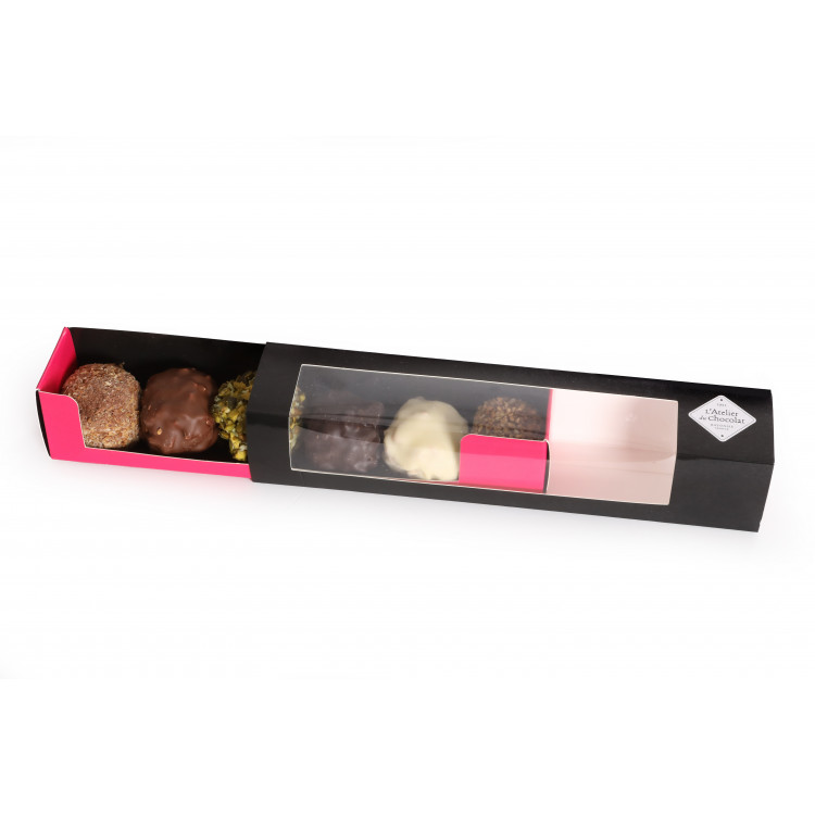 Réglette de 6 rochers praliné chocolat