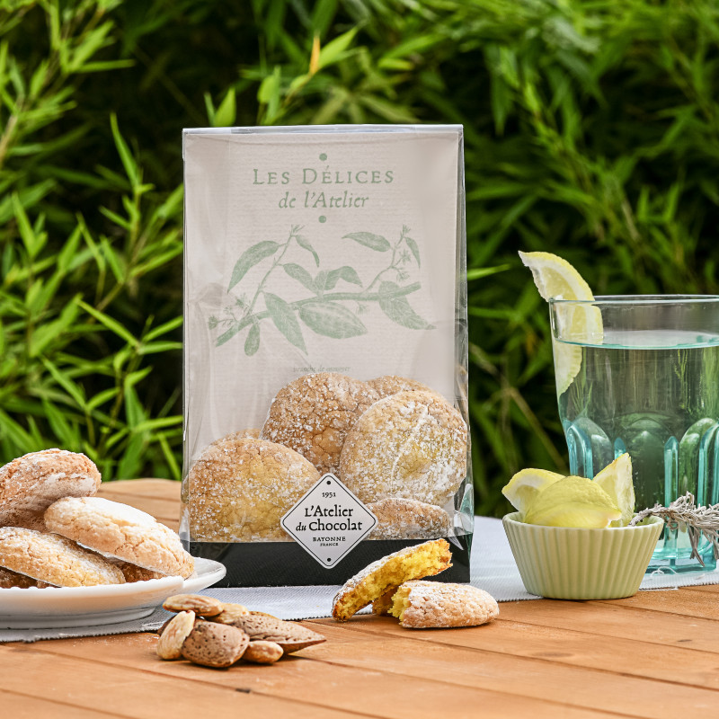 Macarons basques au citron livraison spécialité basque cadeau gourmand 24h