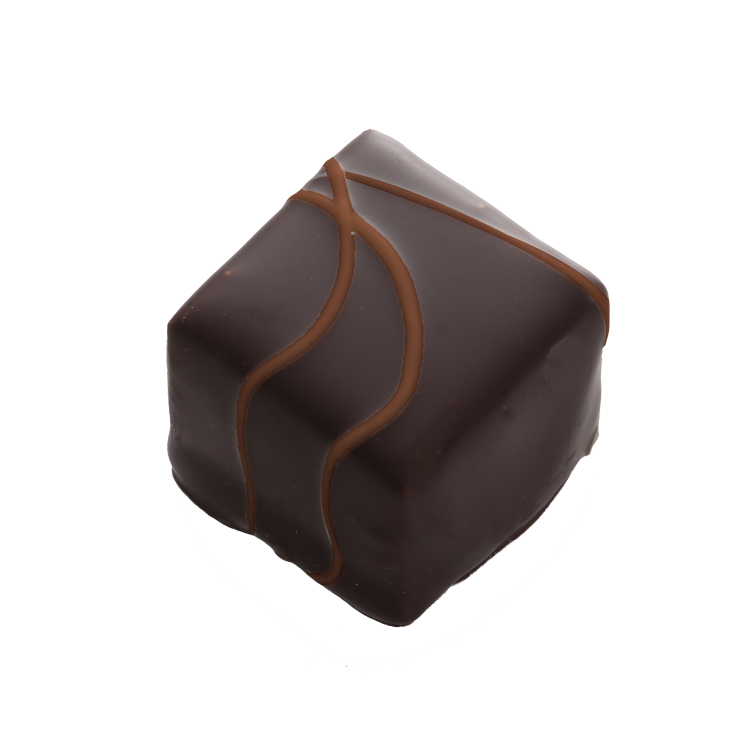 Boîte de chocolats Ilbarritz extra noir et sa bouchée Octobre Rose livraison chocolat artisanal 24h achat solidaire ruban rose