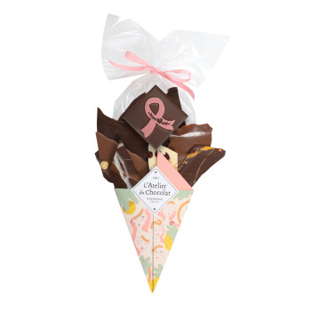 Composition cadeau Bouquet de chocolat Octobre Rose livraison chocolats