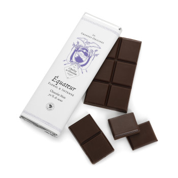 Tablette chocolat noir Grandes Origines Équateur livraison chocolat noir artisanal premium en 24h