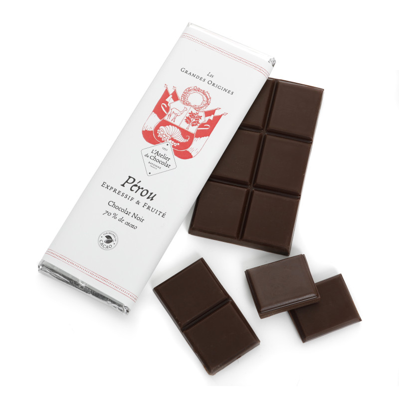 Tablette chocolat noir Grandes Origines Pérou