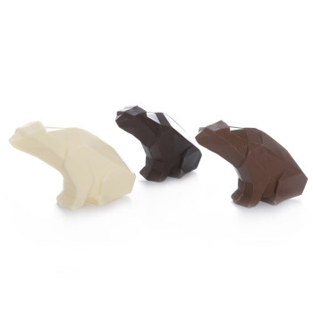 Ours Polaire Origami Chocolat