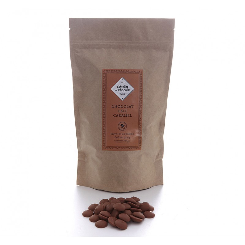 Pistoles chocolat au lait caramel dessert artisanal