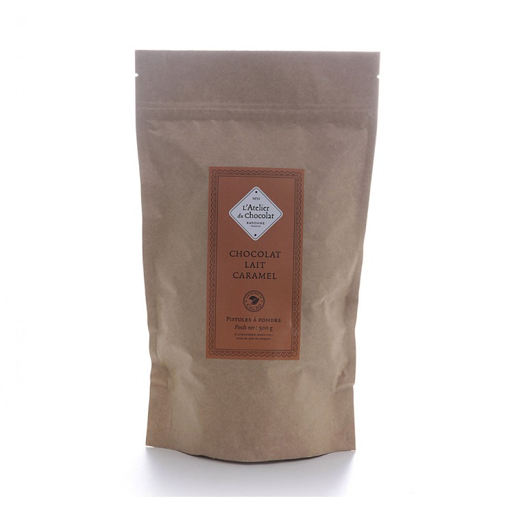 Pistoles chocolat au lait caramel dessert artisanal