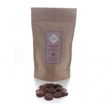 Pépites de chocolat au lait 38% de cacao gamme à pâtisser chocolat artisanal atelier du chocolat