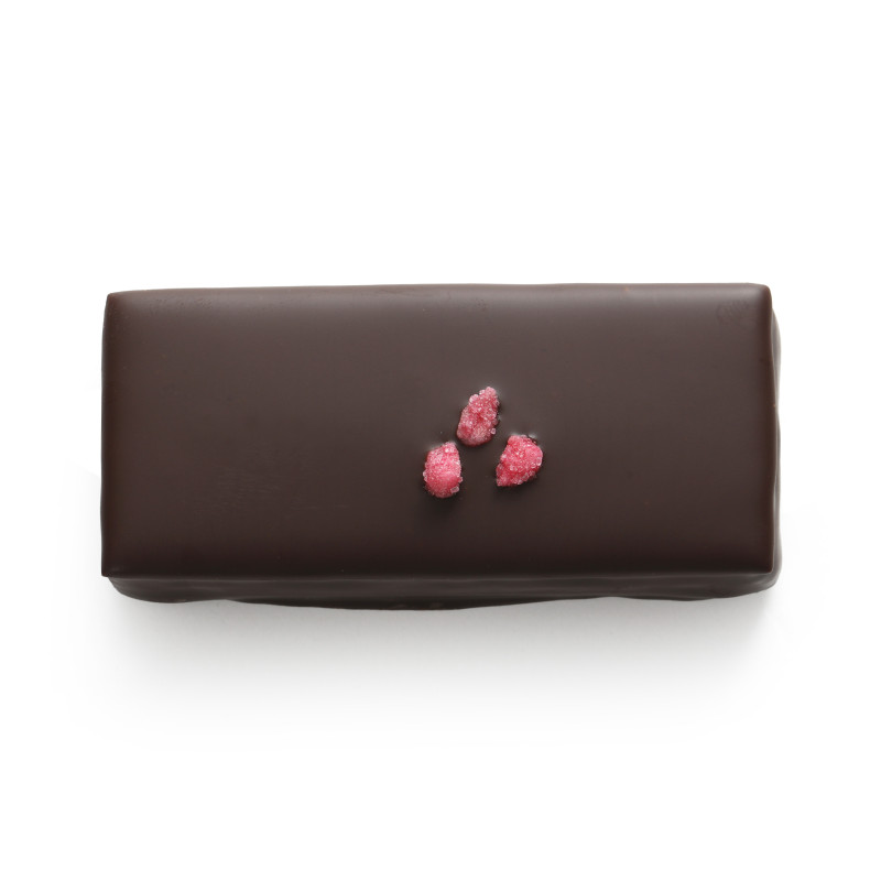 Bouchée guimauve vanille pâte de fruit framboise chocolat livraison cadeau chocolat artisanal en 24h atelier du chocolat