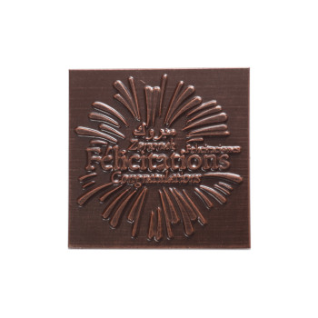 Bouquet de chocolat Félicitations et sa réglette de galets des gaves