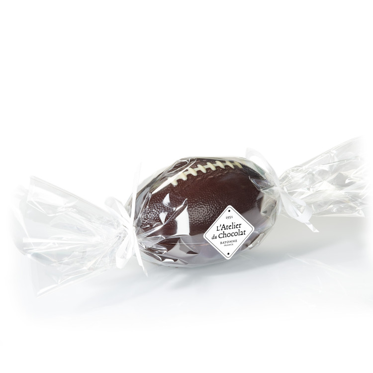 Ballon de rugby au chocolat