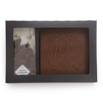 Duo cadeau chocolat merci