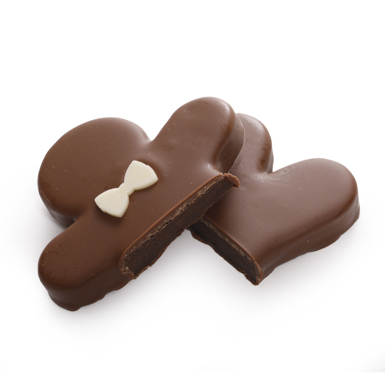 Bouquet de chocolat Joyeuses Fêtes et son bonhomme rooibos chocolat au lait de noël
