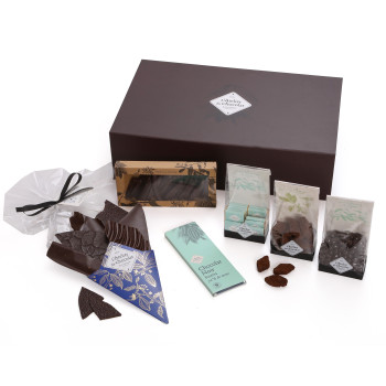 Coffret cadeau chocolats fort en cacao livraison express chocolat artisanal