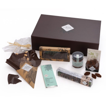 Coffret cadeau chocolats noir de noir
