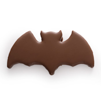 Bouchée chauve-souris chocolat au lait praliné et sucre pétillant Halloween