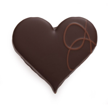 Bouchée Cœur Praliné Chocolat Noir ou Lait