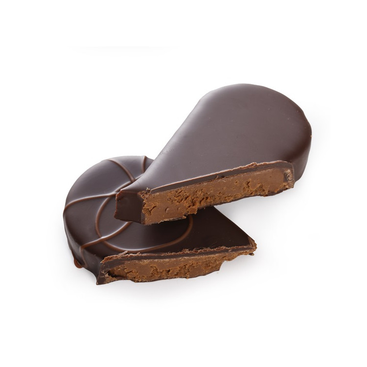 Bouchée Cœur Praliné Chocolat Noir ou Lait