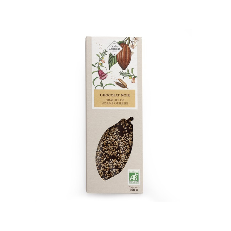 Assortiment de tablettes de chocolat bio + tote bag