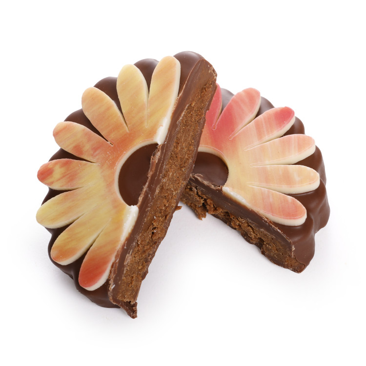 Fleur praliné feuilleté chocolat lait livraison rapide chocolats de Pâques atelier du chocolat cadeau chocolat famille