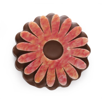 Fleur praliné feuilleté chocolat lait livraison rapide chocolats de Pâques atelier du chocolat cadeau chocolat famille
