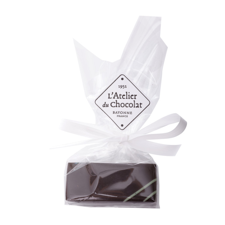 Bouchée chocolat noir citron basilic
