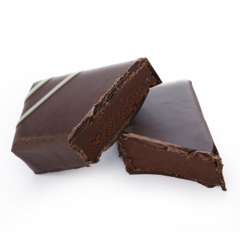 Bouchée chocolat noir citron basilic