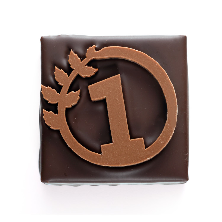 Bouchée menthe chocolat noir livraison cadeau chocolat noir artisanal sous 24h