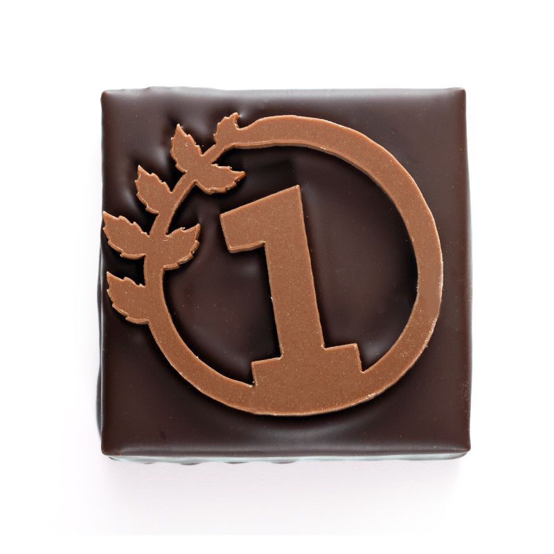 Bouchée menthe chocolat noir livraison cadeau chocolat noir artisanal sous 24h
