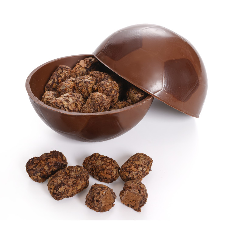 Ballon de football chocolat