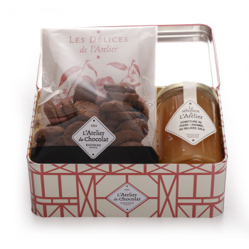Boîte métal Petit-Déjeuner Palets Confiture