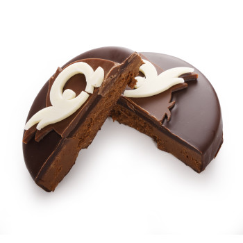 Hibou praliné coco chocolat noir Noël